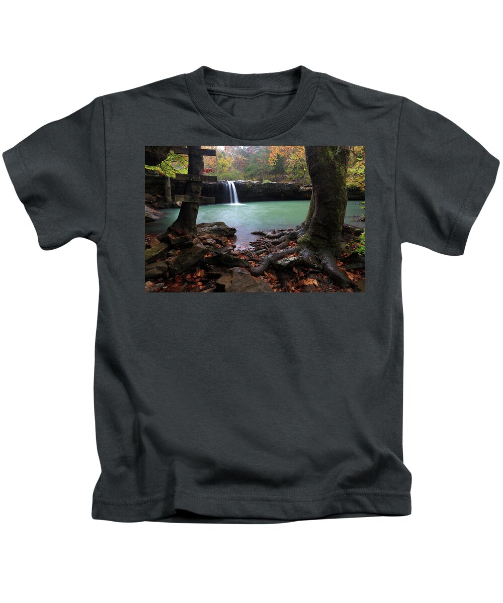  Kids T-Shirt featuring the photograph swimming Hole by William Rainey
