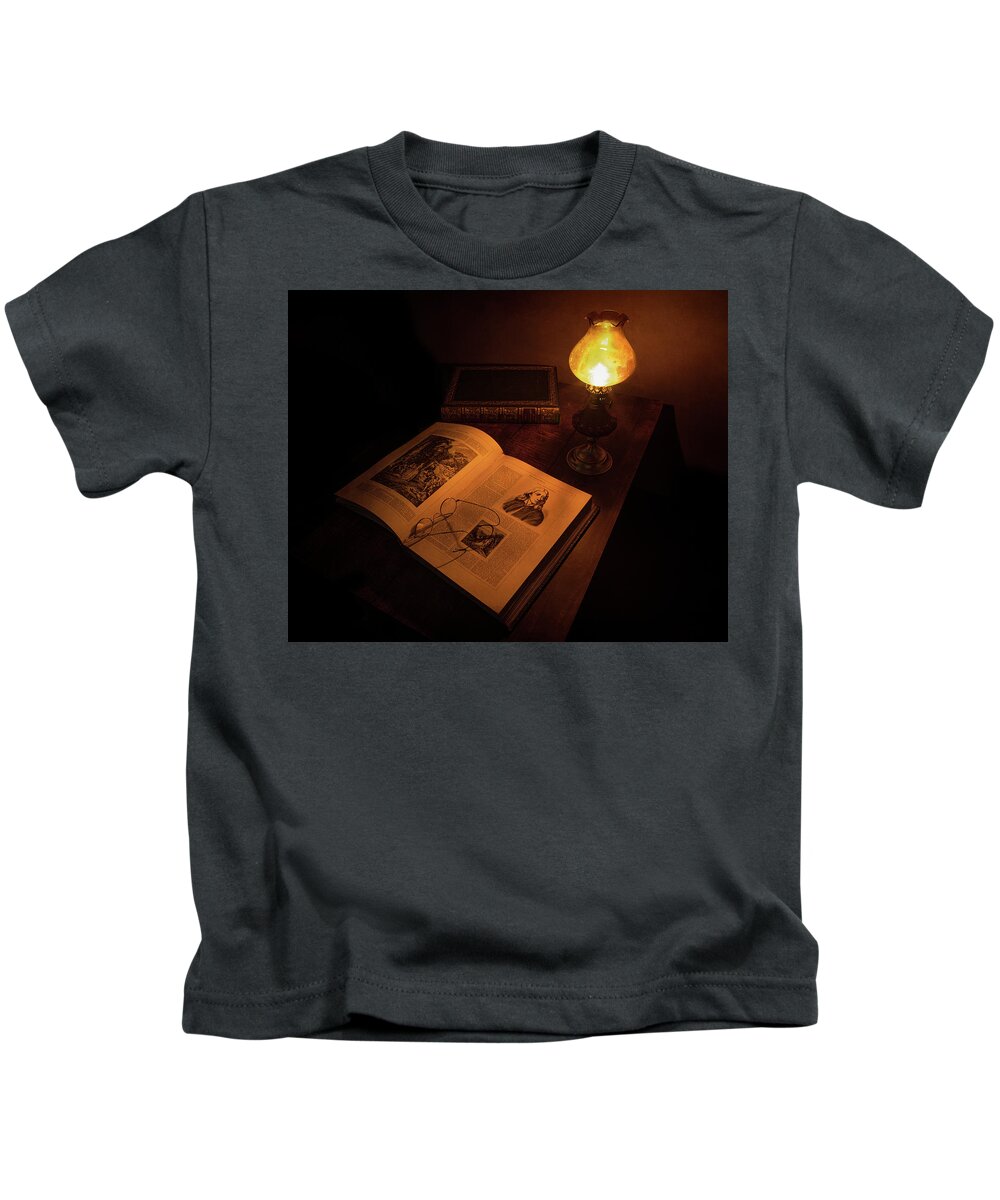 The Art Journal Kids T-Shirt featuring the photograph The Art Journal by Average Images