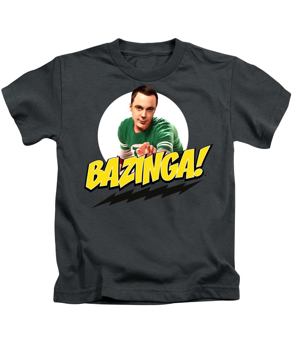 The Big Bang Theory Sheldon Thinh - Phuoc Pixels Bazinga Kids T-Shirt by