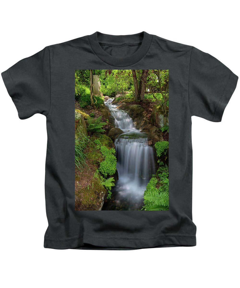 Garden Kids T-Shirt featuring the photograph The Garden by Arthur Oleary