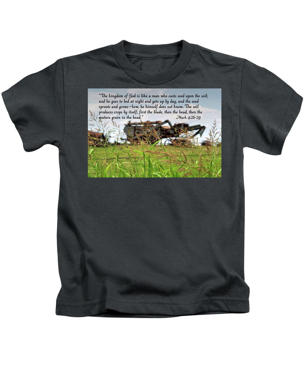 Seed Kids T-Shirt featuring the photograph The Growing Seed by Robert Harris