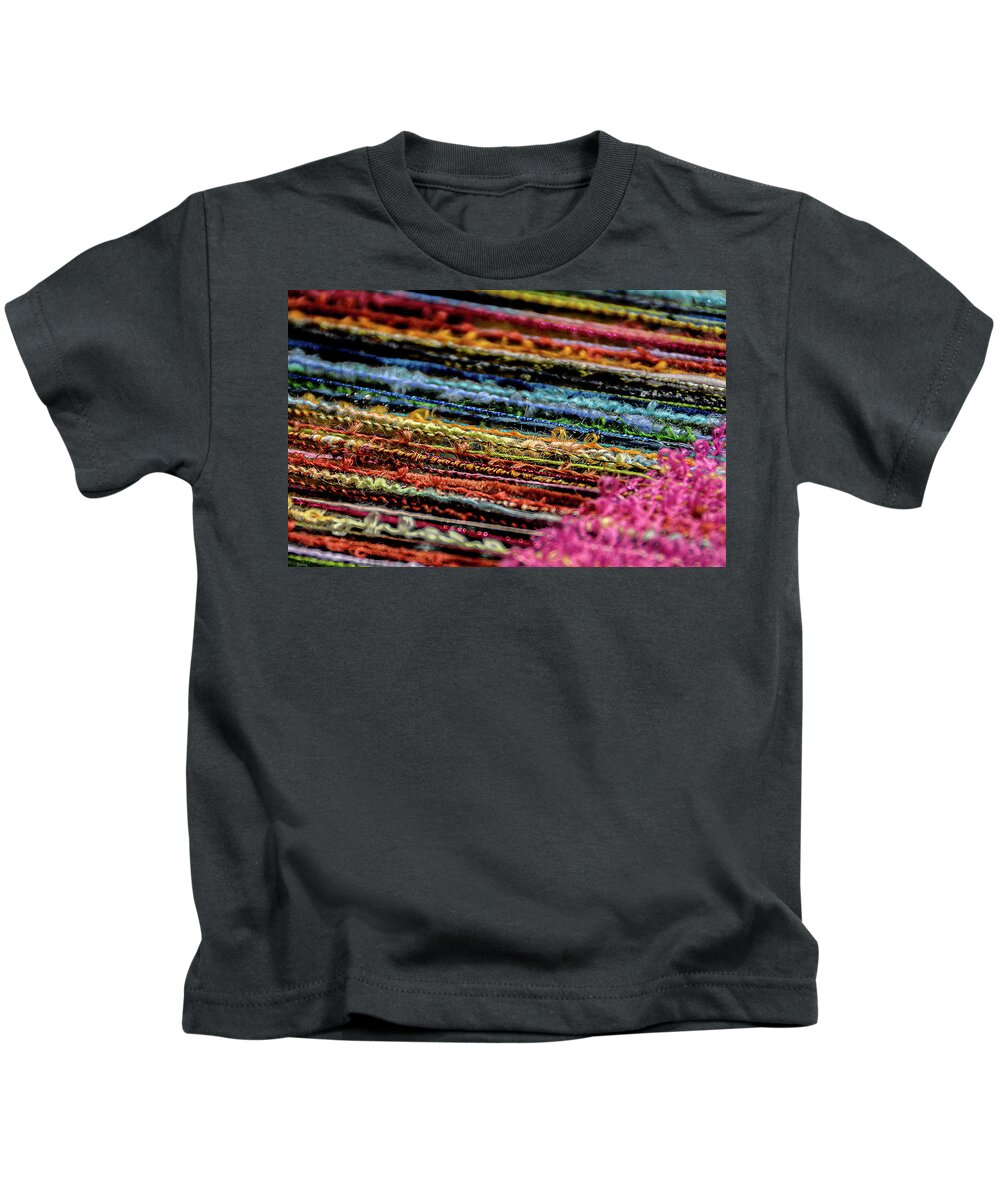Loom Kids T-Shirt featuring the photograph The Loom by Regina Muscarella