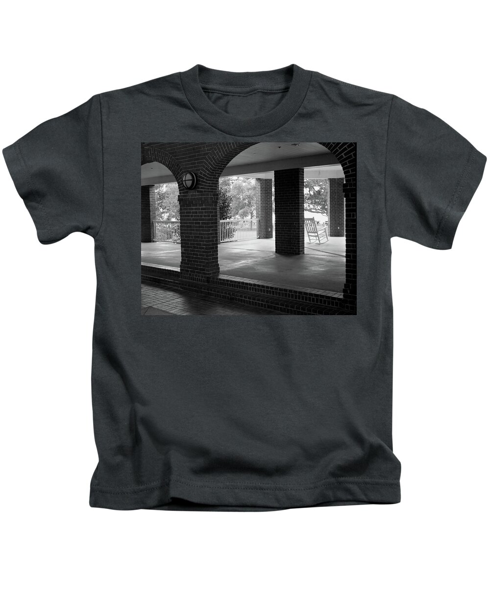 Bricks Kids T-Shirt featuring the photograph The Old Casino, St. Simons Island by John Simmons