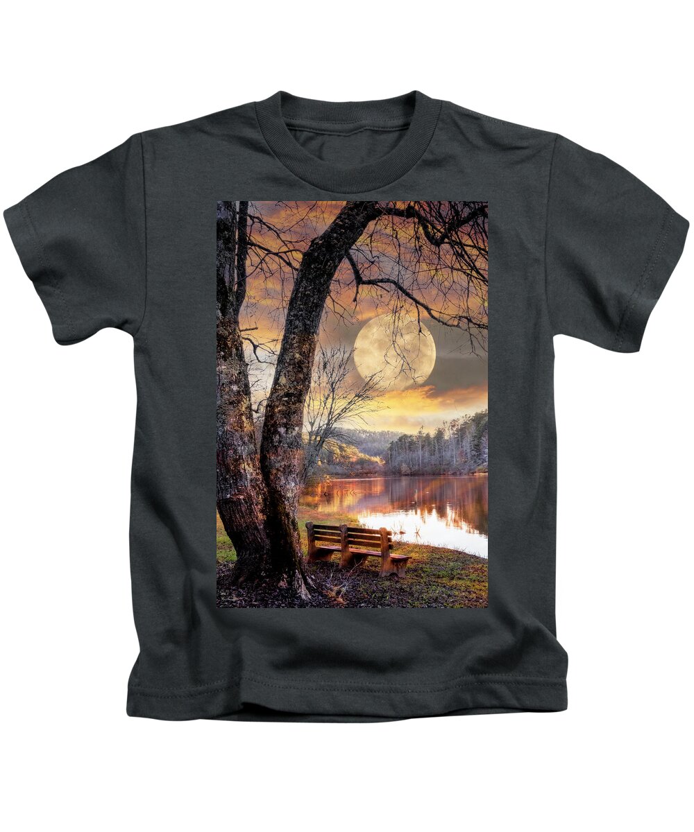 Carolina Kids T-Shirt featuring the photograph The Quiet of Sunset II by Debra and Dave Vanderlaan