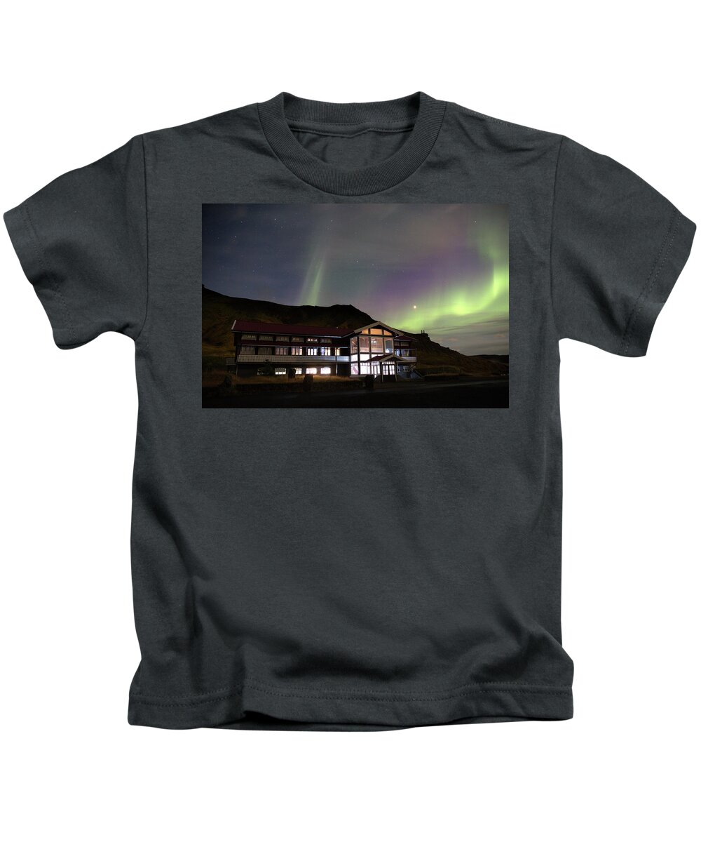Iceland Kids T-Shirt featuring the photograph The secret by Christopher Mathews