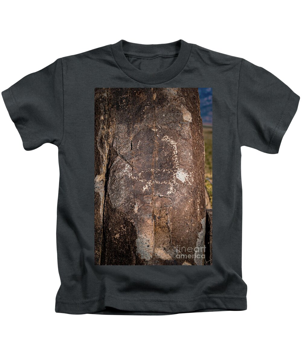 Ancient Kids T-Shirt featuring the photograph Three Rivers Petroglyphs #26 by Blake Webster