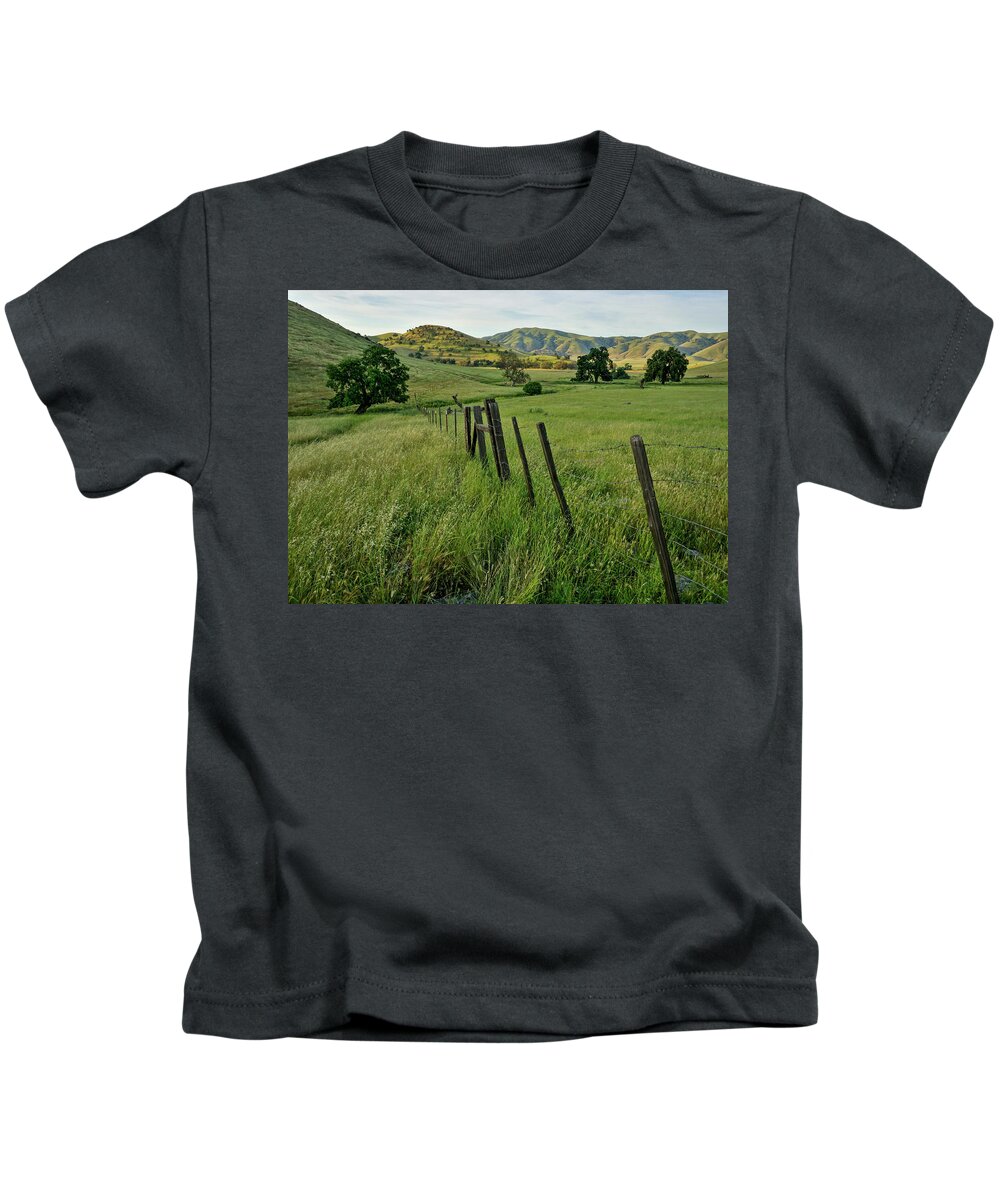 Morning Kids T-Shirt featuring the photograph Tranquility Yokohl Valley by Brett Harvey