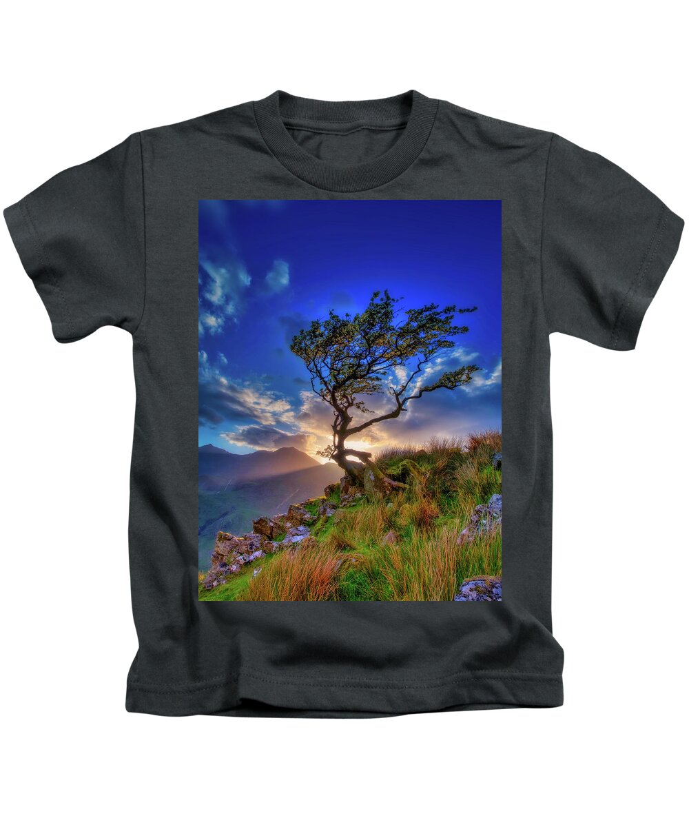 Landscape Kids T-Shirt featuring the photograph Tree by Remigiusz MARCZAK