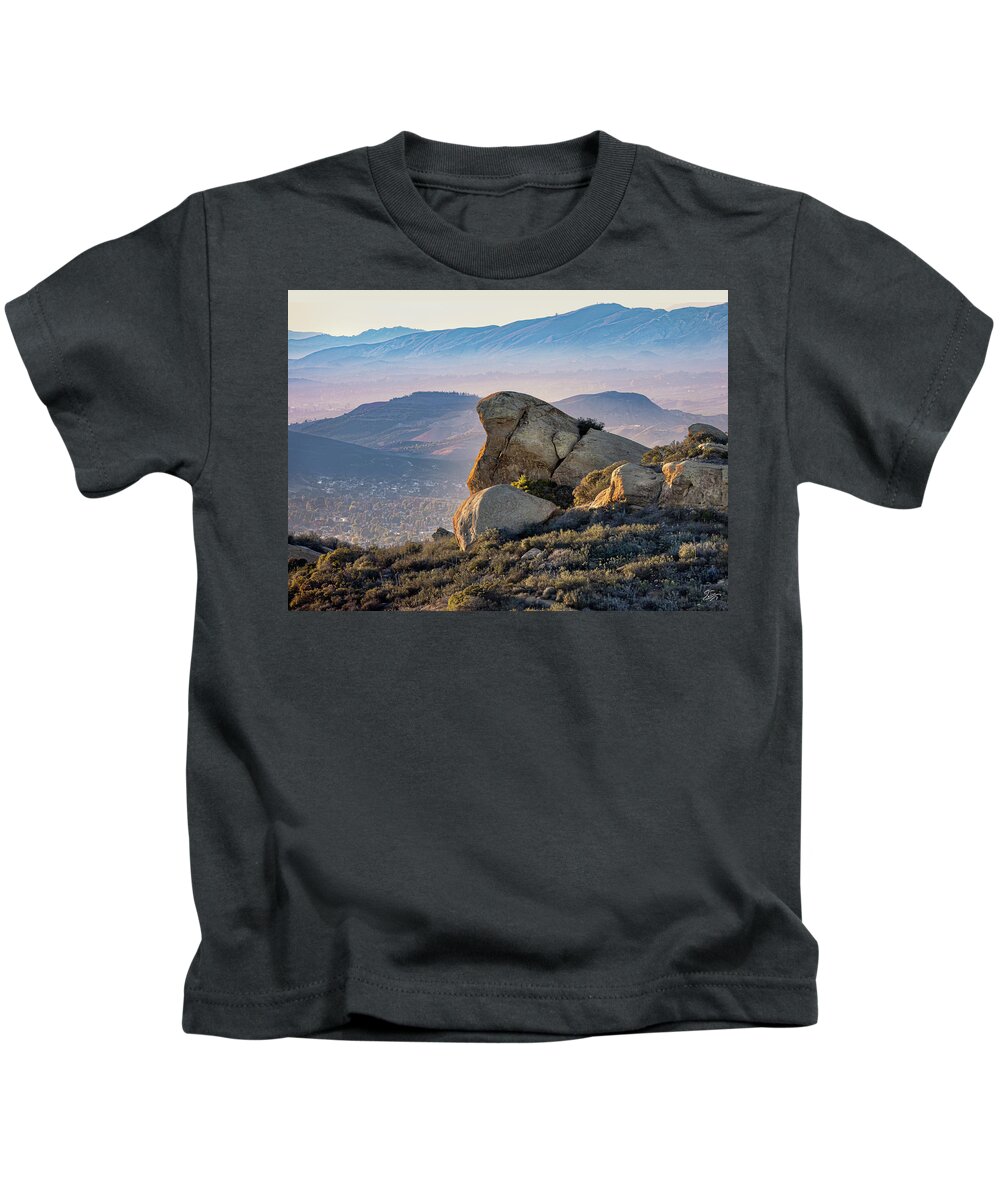 Turtle Rock Afternoon Kids T-Shirt featuring the photograph Turtle Rock Afternoon by Endre Balogh