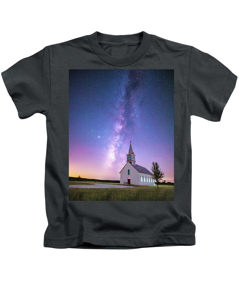 Milky Way Kids T-Shirt featuring the photograph Under the Milky Way Tonight by KC Hulsman