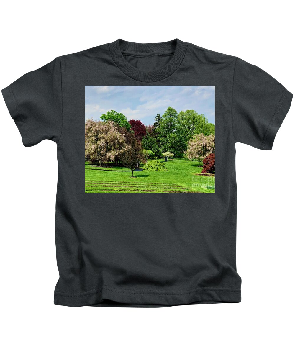 Trees Kids T-Shirt featuring the photograph Verdant by Kate Conaboy