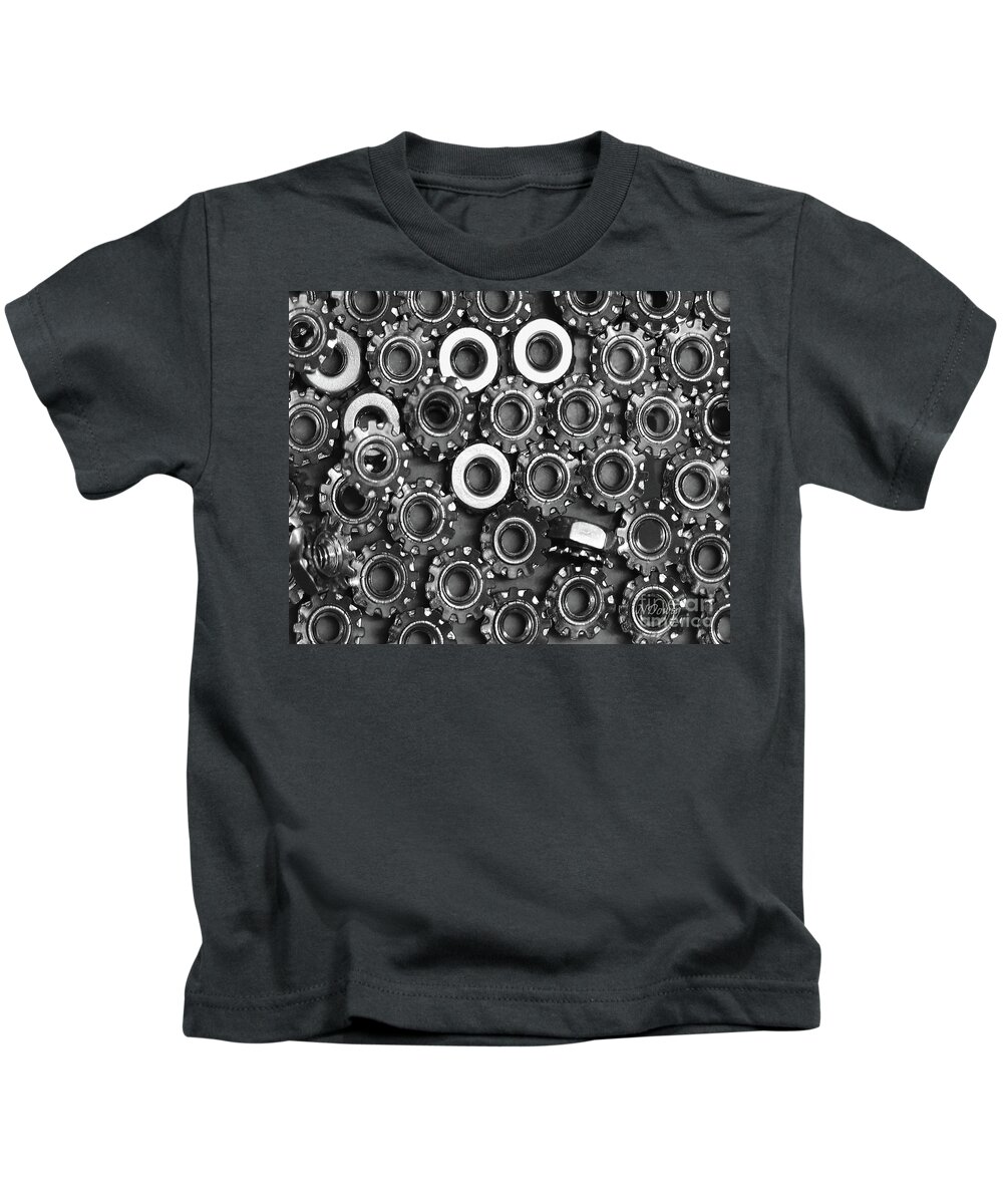 Washers Kids T-Shirt featuring the photograph Washers by Natalie Dowty