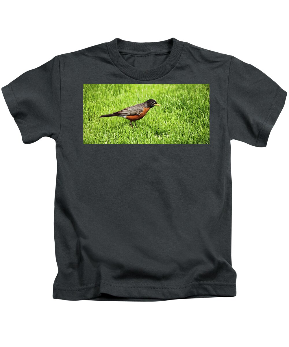 Robin Kids T-Shirt featuring the photograph Where's The Round Robin Tournament by Scott Burd