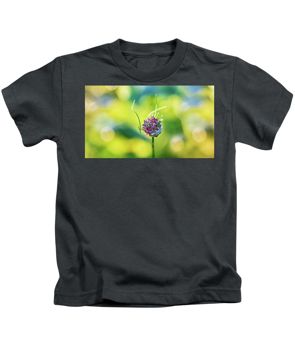 Flower Kids T-Shirt featuring the photograph Wild Flower Alone 2 by Amelia Pearn