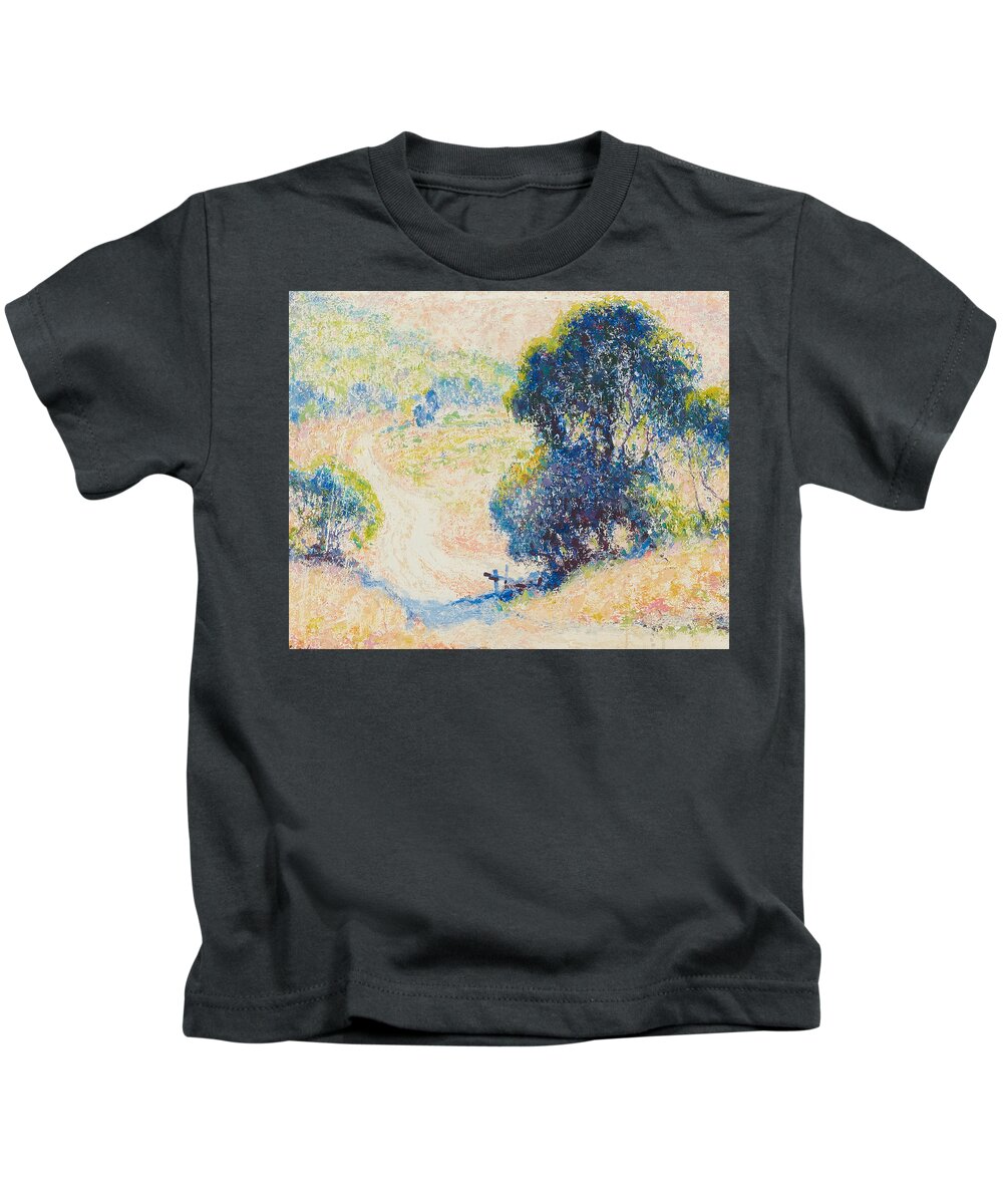 Vector Kids T-Shirt featuring the painting William Clapp by MotionAge Designs