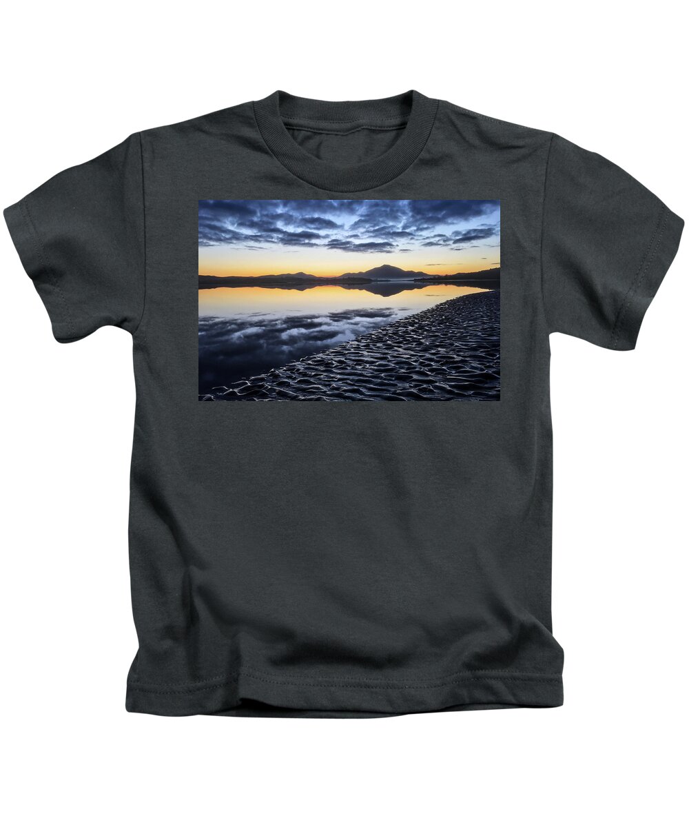 Donegal Kids T-Shirt featuring the photograph Winter Light - Sheephaven Bay, Donegal by John Soffe