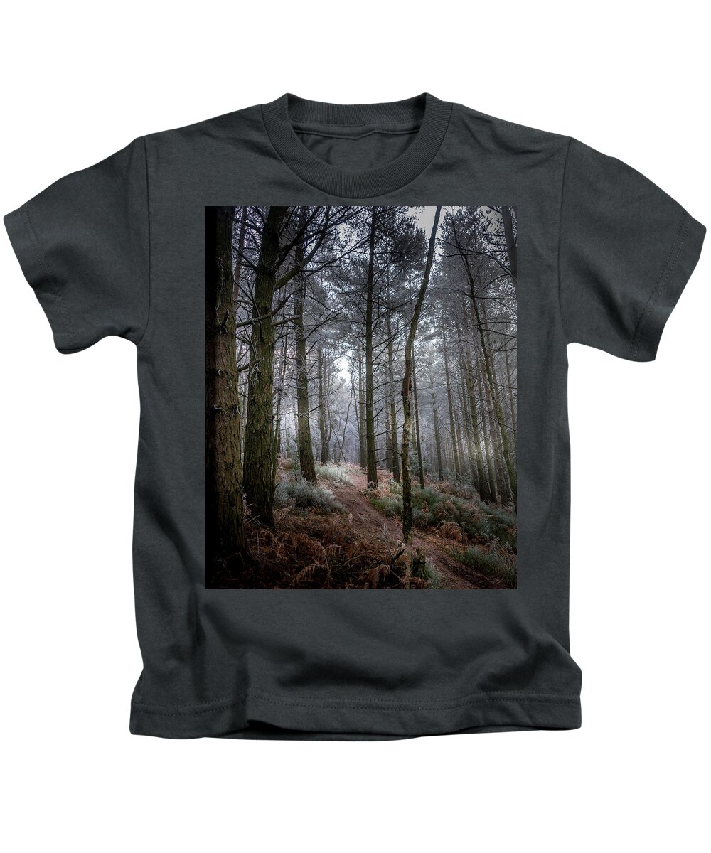 Woodland Kids T-Shirt featuring the photograph Woodland Light by Chris Boulton