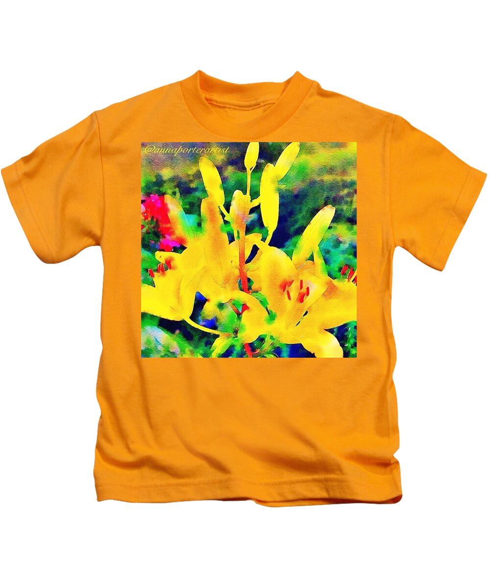 Bright Kids T-Shirt featuring the photograph A Glorious New Day by Anna Porter