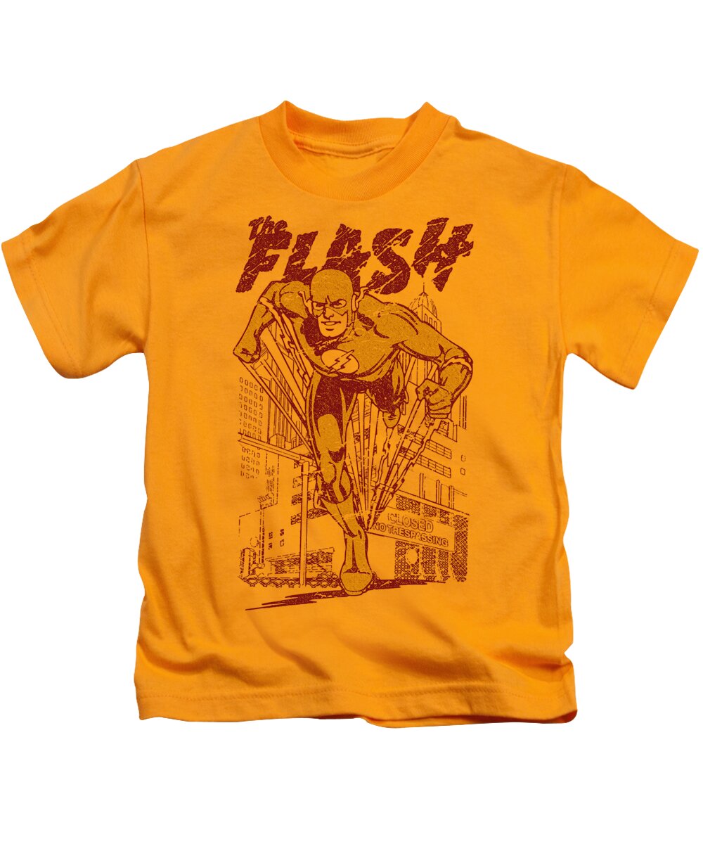  Kids T-Shirt featuring the digital art Dc - Busting Out by Brand A