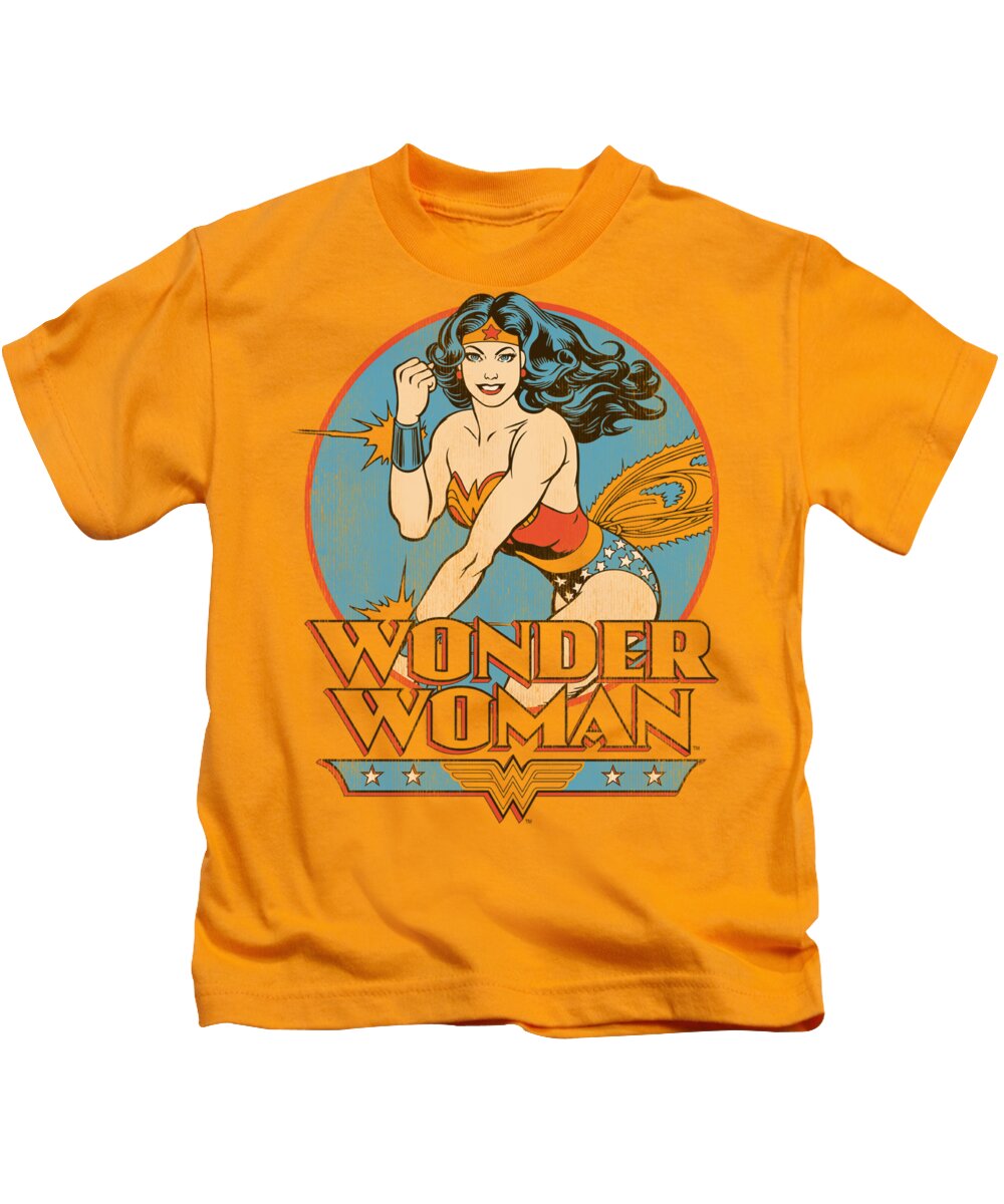 Dc Comics Kids T-Shirt featuring the digital art Dc - Wonder Woman by Brand A
