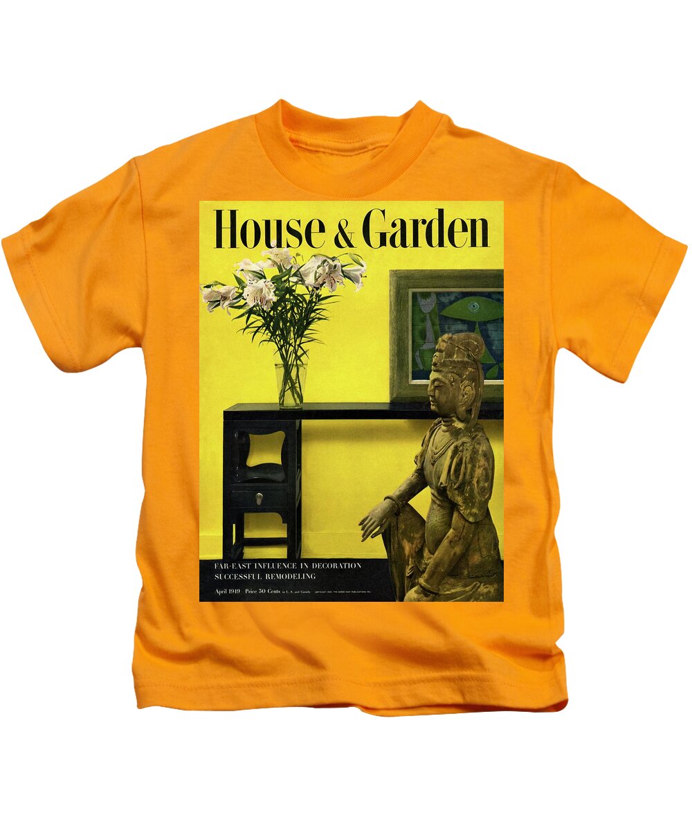 Photograph Kids T-Shirt featuring the photograph Far-east Influenced Decoration by Haanel Cassidy