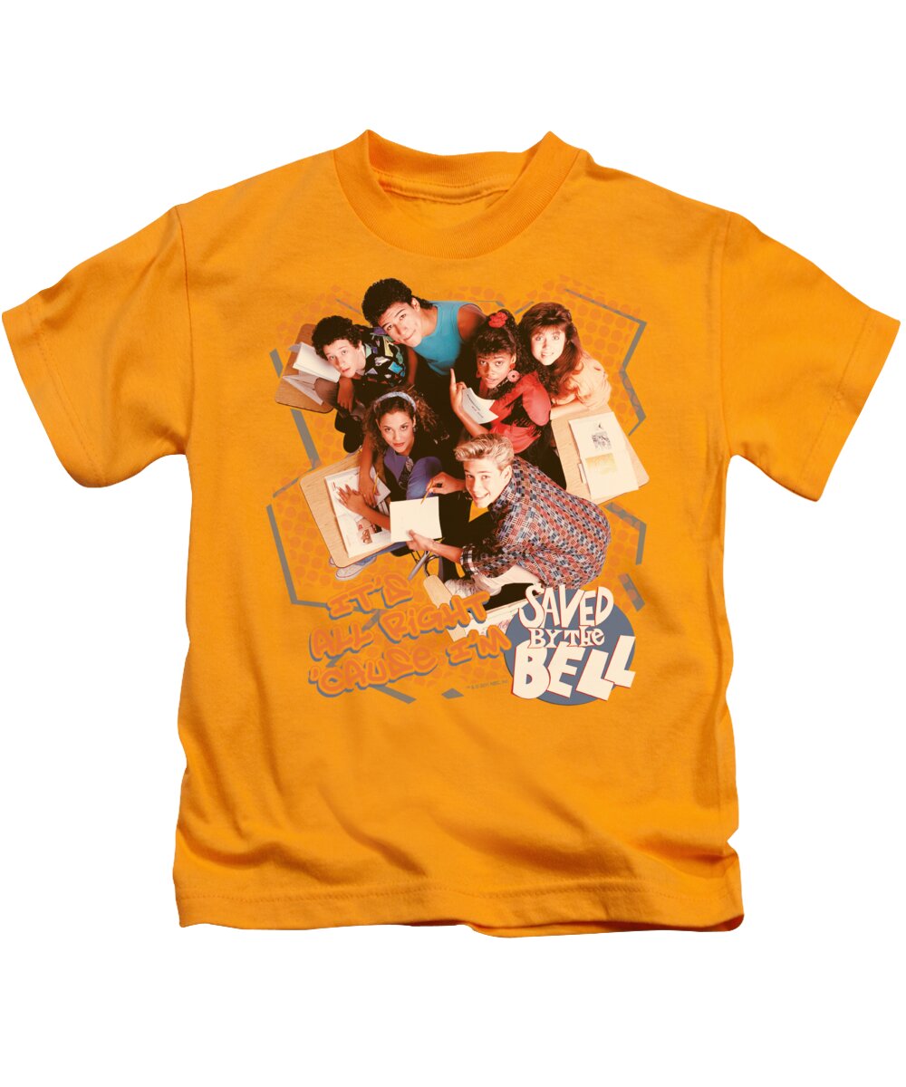 Saved By The Bell Kids T-Shirt featuring the digital art Saved By The Bell - It's All Right by Brand A