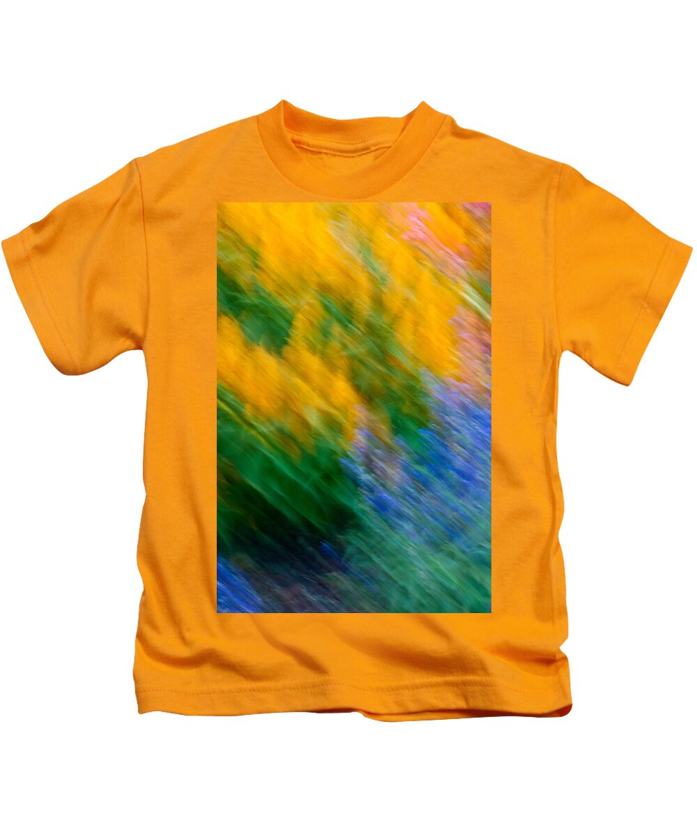 Abstract Kids T-Shirt featuring the photograph Staying In Motion by Christie Kowalski