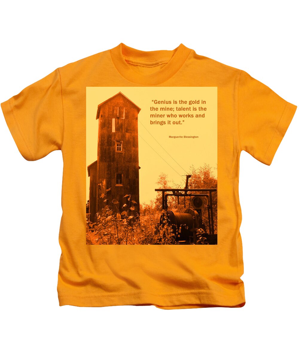 Poster Kids T-Shirt featuring the photograph Genius And Talent by Ian MacDonald