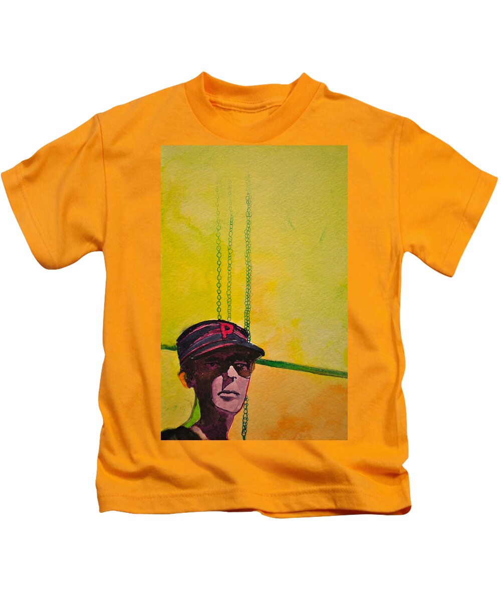 Umphrey's Mcgee Kids T-Shirt featuring the painting The Stare by Patricia Arroyo