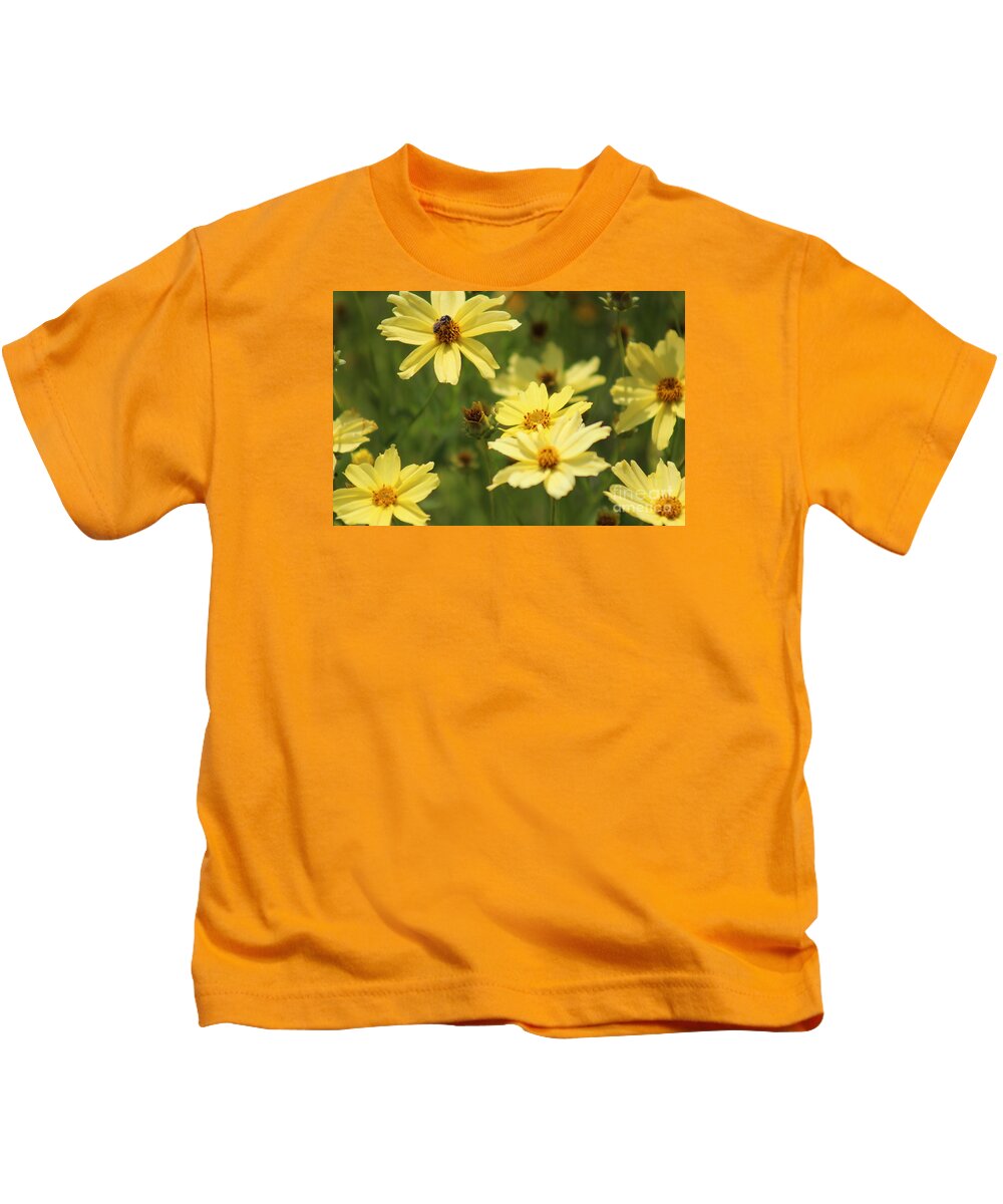 Yellow Kids T-Shirt featuring the photograph Nature's Beauty 63 by Deena Withycombe