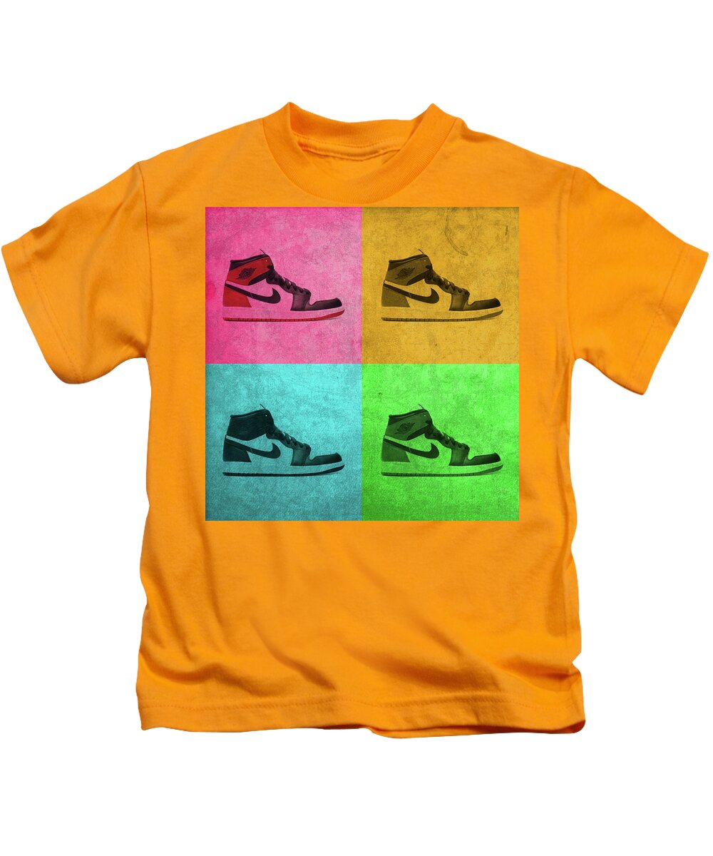 1988 Original Air Jordan Basketball Shoes Vintage Pop Art Color