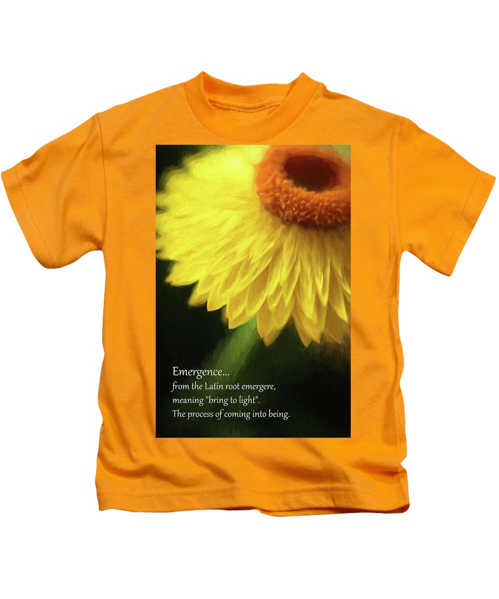 12 Step Recovery Kids T-Shirt featuring the digital art Emergence by Lauralee McKay