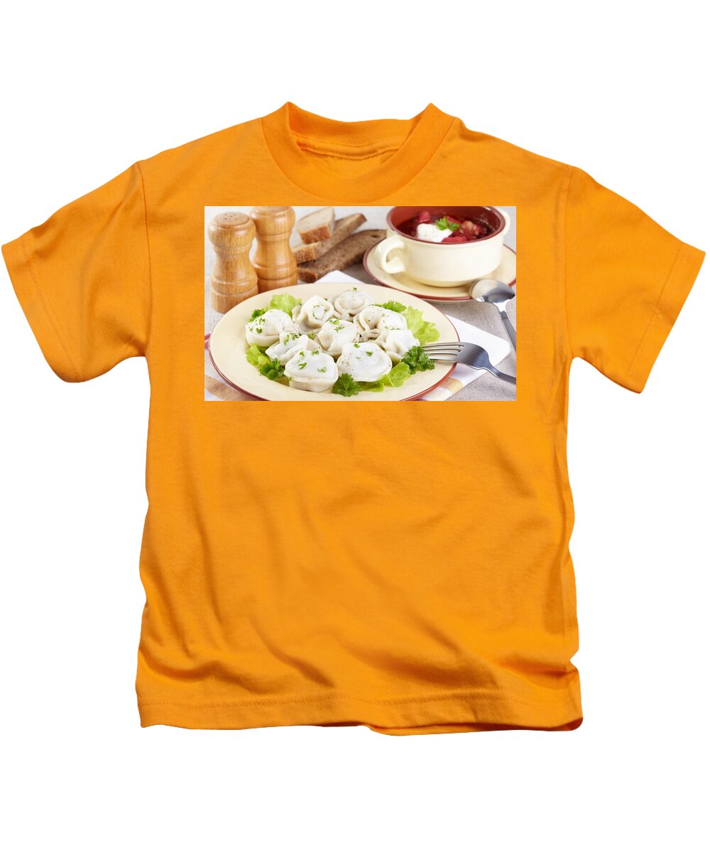 Meal Kids T-Shirt featuring the photograph Meal #2 by Mariel Mcmeeking