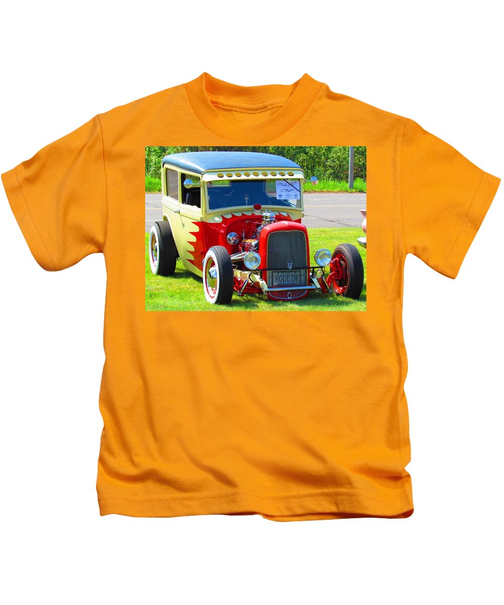 Ford Model A Kids T-Shirt featuring the photograph Ford Model A #3 by Jackie Russo