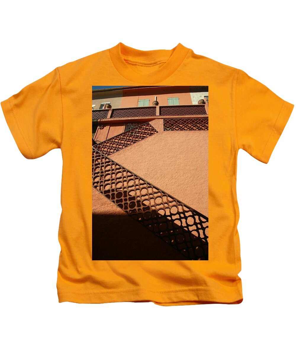 Stairs Kids T-Shirt featuring the photograph Cerbre France Stairs by Minaz Jantz