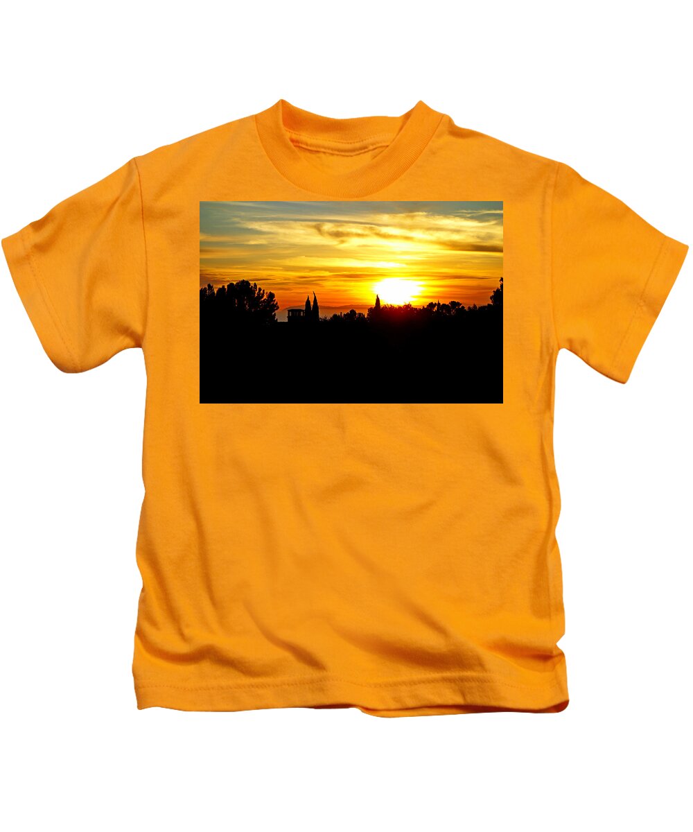Dana Point Kids T-Shirt featuring the photograph Dana Point Sunset by Robert Meyers-Lussier