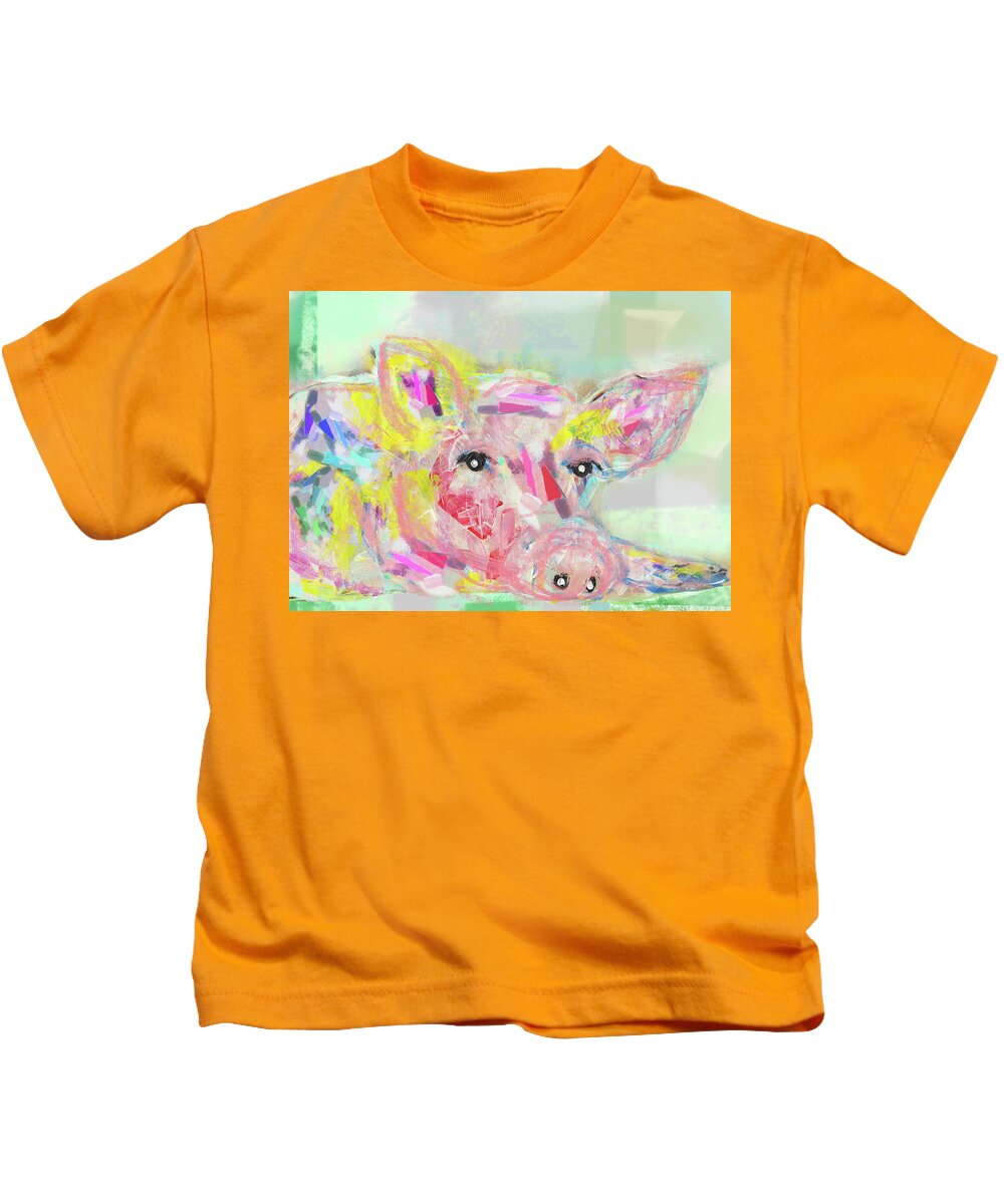 Daydream Kids T-Shirt featuring the painting Daydream by Claudia Schoen