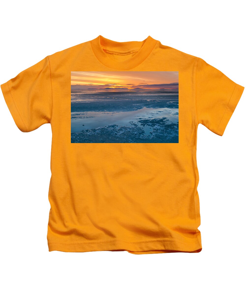 Alaska Kids T-Shirt featuring the photograph Kotzebou, Alaska by Scott Slone