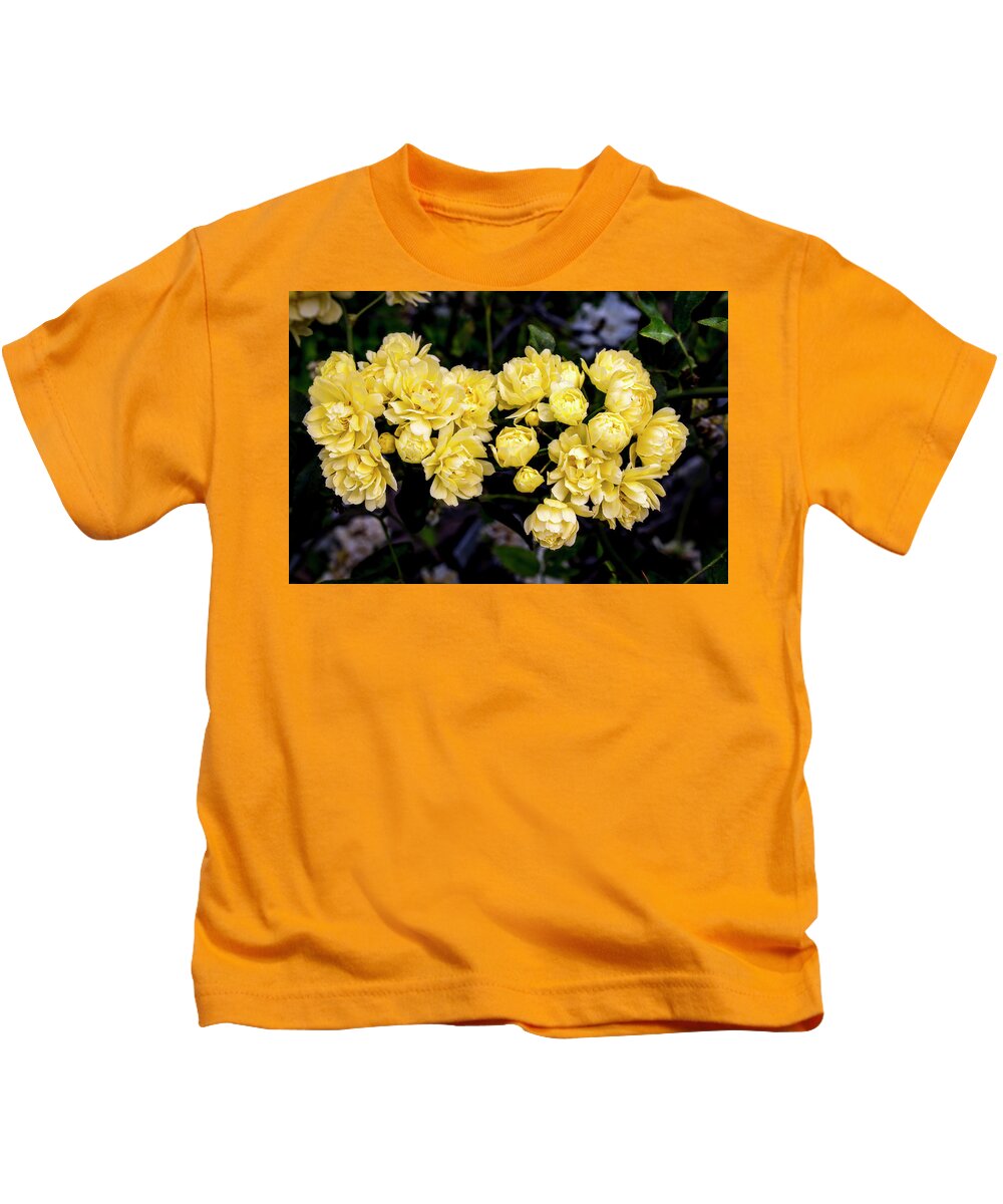 Rose Kids T-Shirt featuring the photograph Ladies Club Meeting by Gene Parks