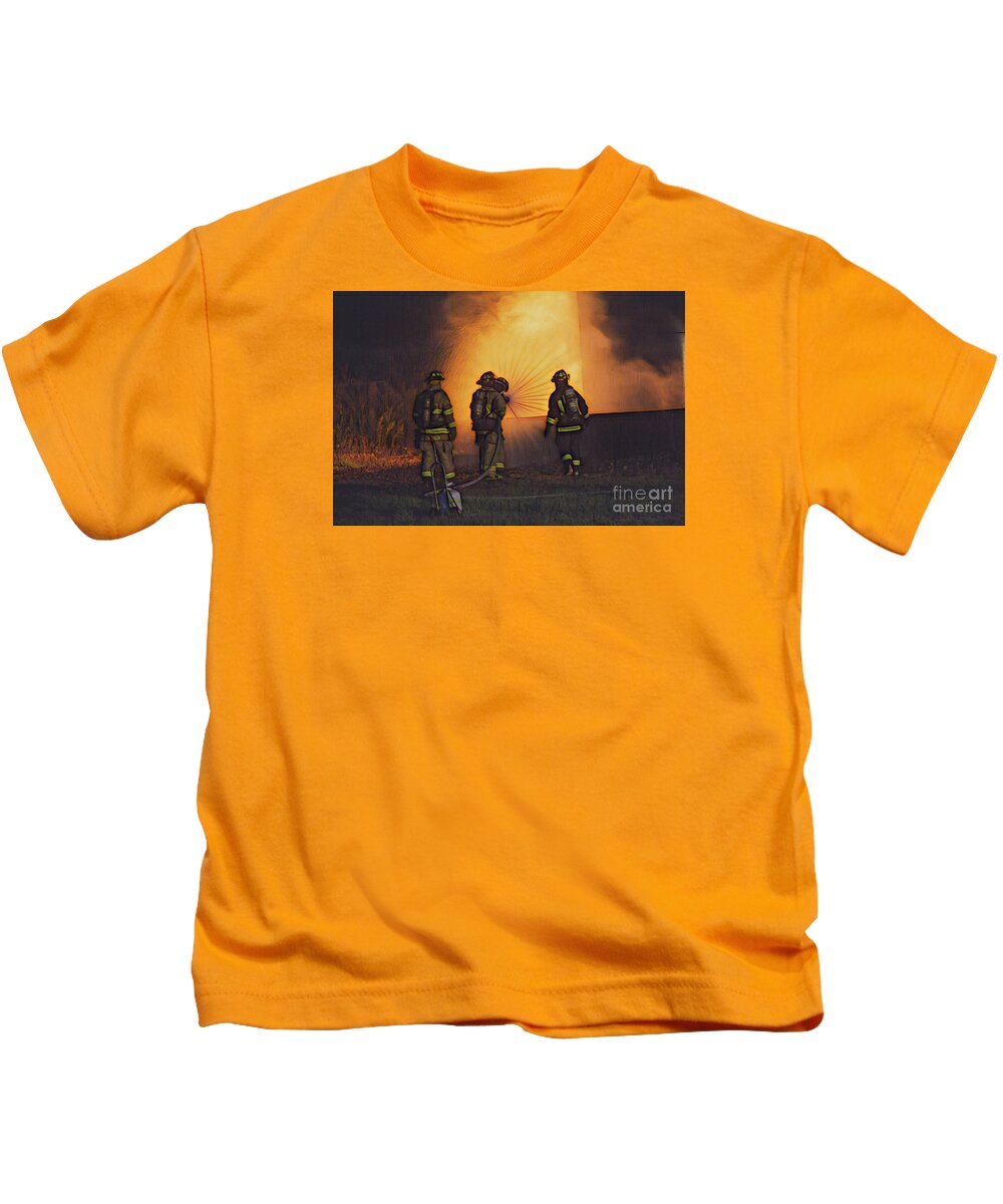 Attack Kids T-Shirt featuring the photograph The attack by Jim Lepard