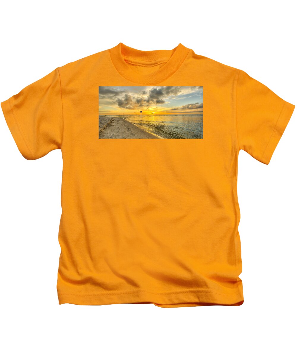 Southwest Kids T-Shirt featuring the photograph Wiggins Pass State Park by Sean Allen