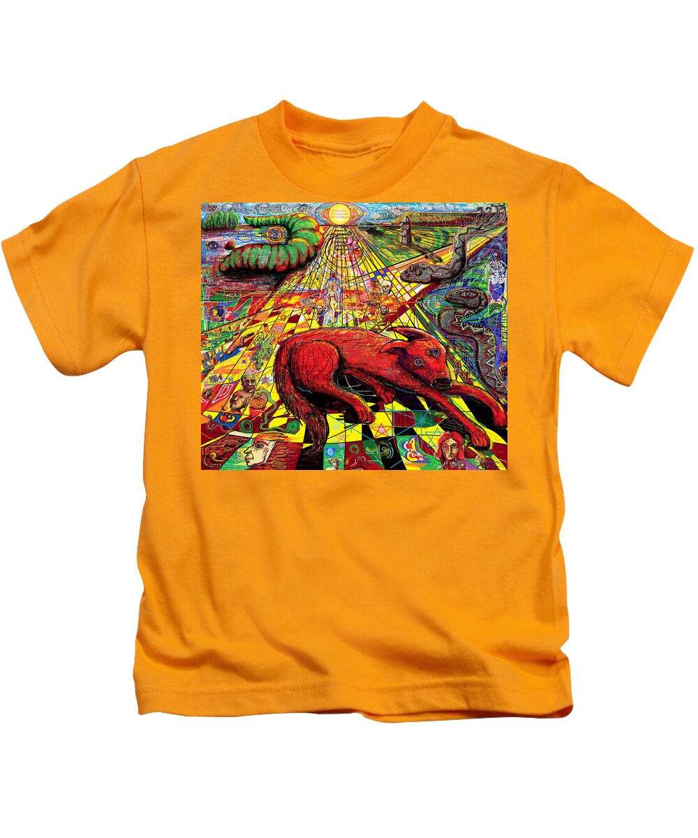 Perspective Kids T-Shirt featuring the digital art Without Fear by Stephen Hawks