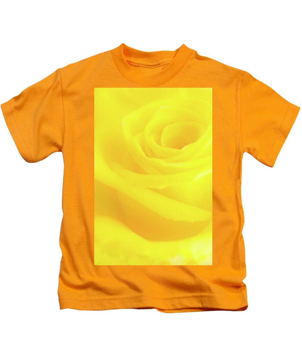 Yellow Kids T-Shirt featuring the photograph Yello Rose by Andy Myatt