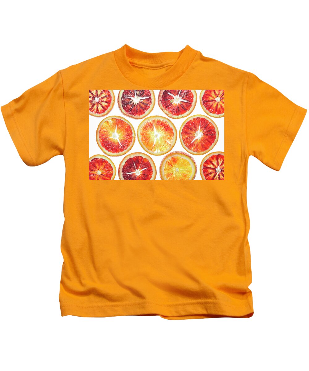 Fresh Kids T-Shirt featuring the photograph Blood Oranges #6 by Cuisine at Home