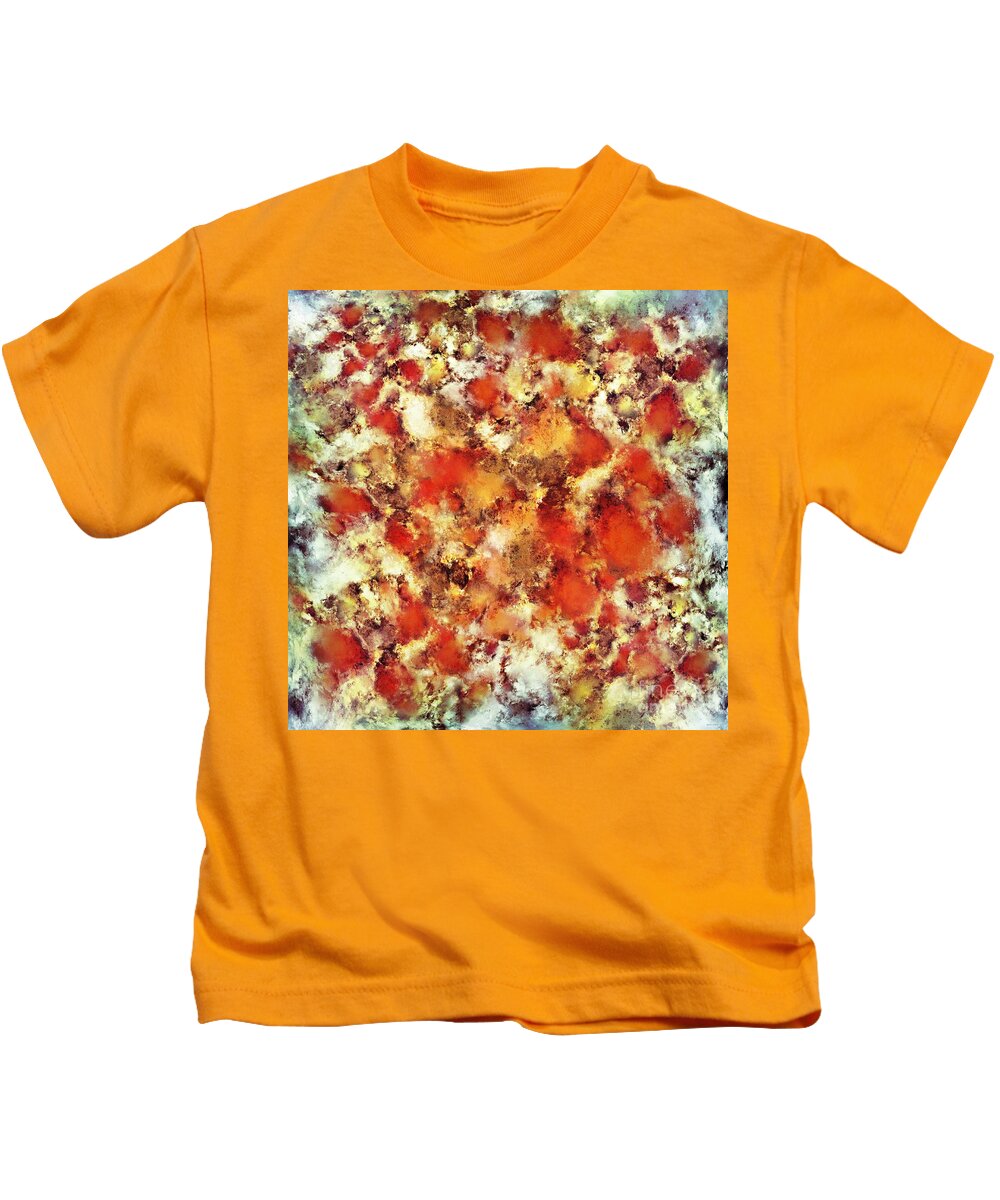 Boiling Kids T-Shirt featuring the digital art Hot water by Keith Mills