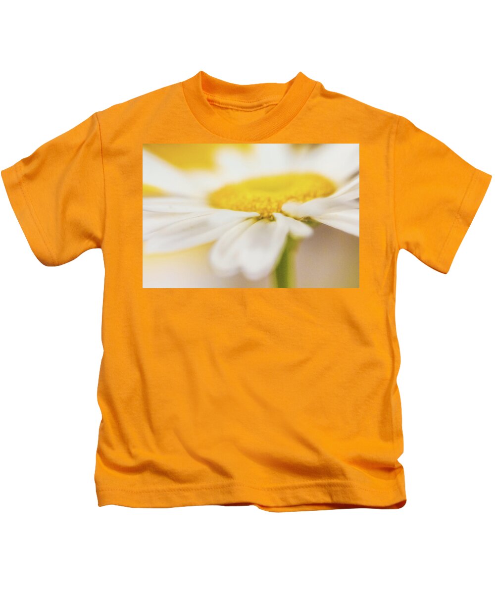 Flower Kids T-Shirt featuring the photograph Essence of a Daisy by Laura Roberts