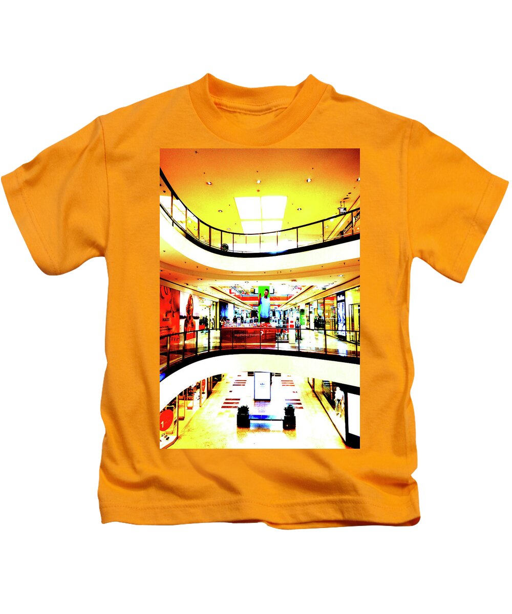Mall Kids T-Shirt featuring the photograph Mall In Krakow, Poland by John Siest