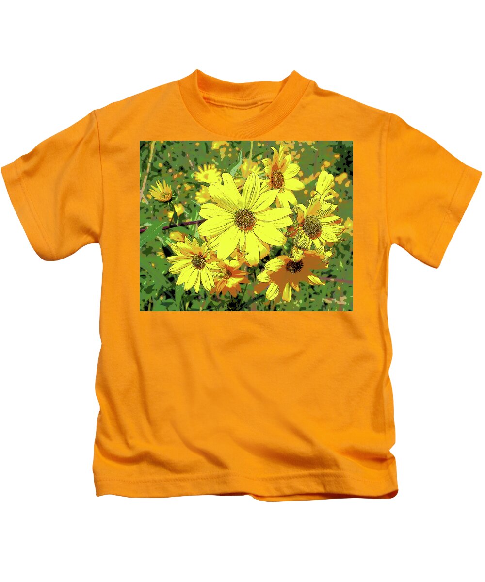 Wildflower Kids T-Shirt featuring the photograph Wildflower Art by Scott Olsen