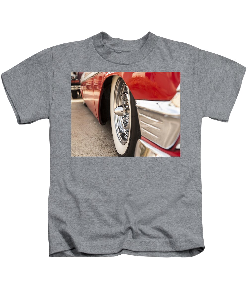 Classic Car Kids T-Shirt featuring the photograph 1956 Chevy Custom by Todd Aaron