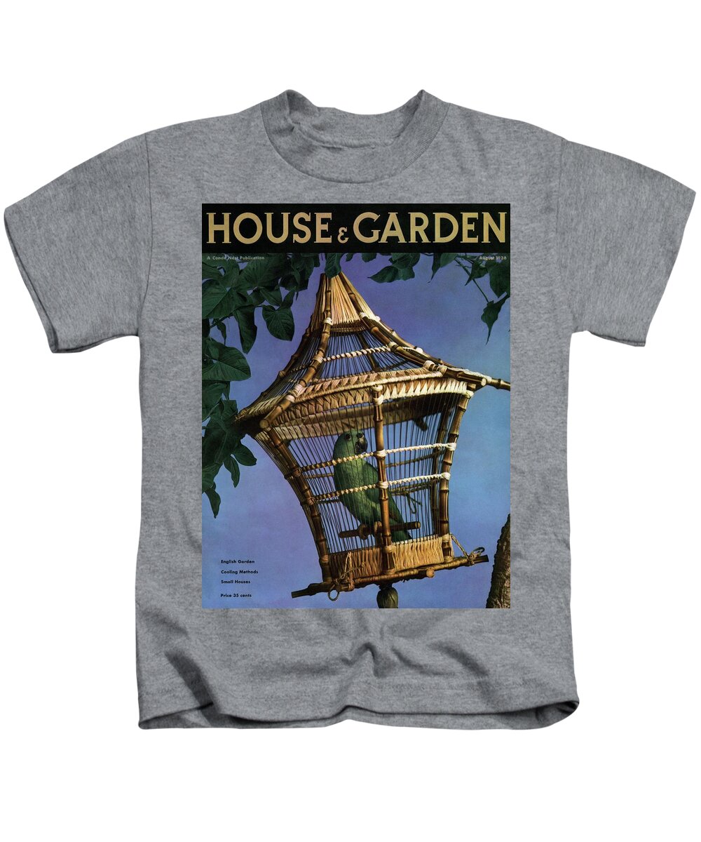 House And Garden Kids T-Shirt featuring the photograph House And Garden Cover #2 by Anton Bruehl